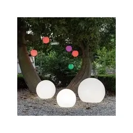 Newgarden Solarleuchte Kunststoff Ø 20 cm 17 cm weiß