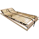Mid.you Lattenrost, Holz, Birke, 7-Zonen, 100x200 cm, Lga, Made in EU, FSC Mix, Über- und Sondergrößen erhältlich, bewegliche Leistenlagerung, Federleisten mit Duokappen, Mittelgurt, individuelle Liegehärteeinstellung, verstellbar, alternative Größen erhältlich, Schlafzimmer, Lattenroste, Lattenrost verstellbar