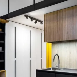 Ideal Lux RUDY 4xGU10 schwarz