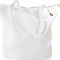FLORENCE Shopper, Schultertasche Leder weiß ca. 28cm | Gr.: onesize