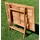ALEOS. Gartentisch 120 x 70 x 76 cm Braun