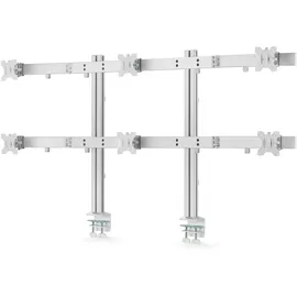 Startech 6 Fach Monitorhalterung mit Querstange für Monitore bis 32 Zoll & 8 kg