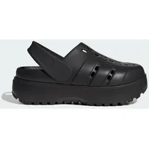 adidas Adilette Plateau-Clog Schwarz 42