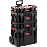 QBRICK 6in1 Werkzeugkoffer auf Rollen Lieferumfang: Koffer, Box & Organizer Farbe: schwarz Größe: