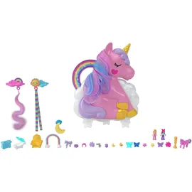 POLLY POCKET Einhorn Haarspiel Schatulle