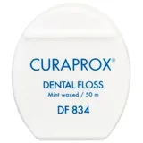 Curaprox DF 834 Zahnseide waxed mint Spender