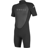O'Neill Wetsuits Men's Reactor-2 2mm Back Zip Spring Wetsuit, Black/Black, M