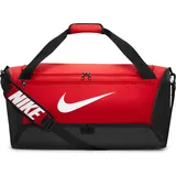 Nike Unisex Trainingstasche Brsla M Duff - 9.5 (60L), University Red/Black/White, DH7710-657, MISC