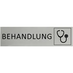 CombiCraft Aluminium Türschild Behandlung 165x45mm mit 3M-Tape