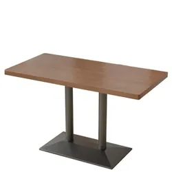Gastronomiemöbel Bistrotisch Minimalistischer Esstisch Möbel für Cafés, Restaurants Bars Langer Tisch 120cm