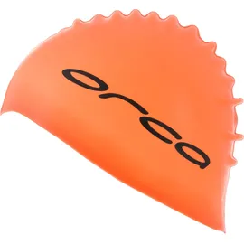 Orca Silikon Schwimmkappe Orange TU