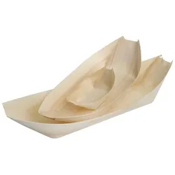 Fiesta Green 100 Schiffchen Pappelholz Biologisch abbaubar 8cm