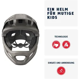 ABUS YouDrop FF S 48-52 cm Kinder grau 2021