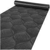 ANRO Läufer Flur Teppich Läufer Küchenläufer Küchenteppich Teppich Velours rutschfest waschbar für Flur, Schlafzimmer, Wohnzimmer, Küche Baker Grau 100 x 240cm