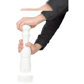 Peugeot Salzmühle PARIS 30cm Buchenholz Weiß lackiert