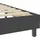 vidaXL Boxspringbett 100 x 200 cm Dunkelgrau