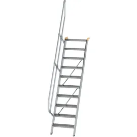 Günzburger MUNK Aluminium-Treppe Stufen 60° 10 Stufen