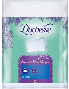 Duchesse trockene Reinigungstücher Waschlappen, 50 St.