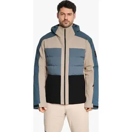 Ziener Tarlo Z Jacke Herren Skijacke Beige/Grau/Schwarz 50
