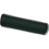 vidaXL Hexagonzaun 0,6 x 50 m Grün Kunststoff 2 St.