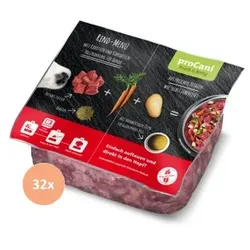 ProCani BARF Komplettmenü TK-Blockware Napffertig Rind 32x500 g