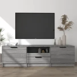 vidaXL TV-Schrank Grau Sonoma 140x35 cm Holzwerkstoff