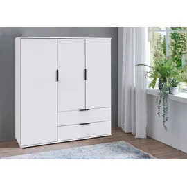 WIMEX Easy Plus Kleiderschrank 130 cm x 140 cm x 40 cm weiß