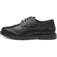 Hush Puppies Verity Brogue Schuluniform-Schuh, Schwarz, 40 EU - 40 EU