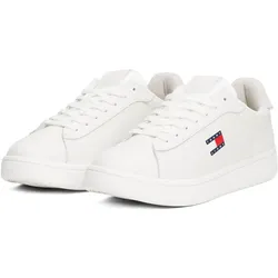 Tommy Jeans Plateausneaker »ARCHIVE' 98«, Freizeitschuh, Halbschuh, Schnürschuh, mit Logoaufnäher an der Zunge TOMMY JEANS ecru 37