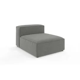 OTTO home Chaiselongue Polyester 1-Sitzer Grau