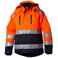 Top Swede 13101702208 Modell 131 Warnschutz Jacke, Orange/Marine, Größe XXL