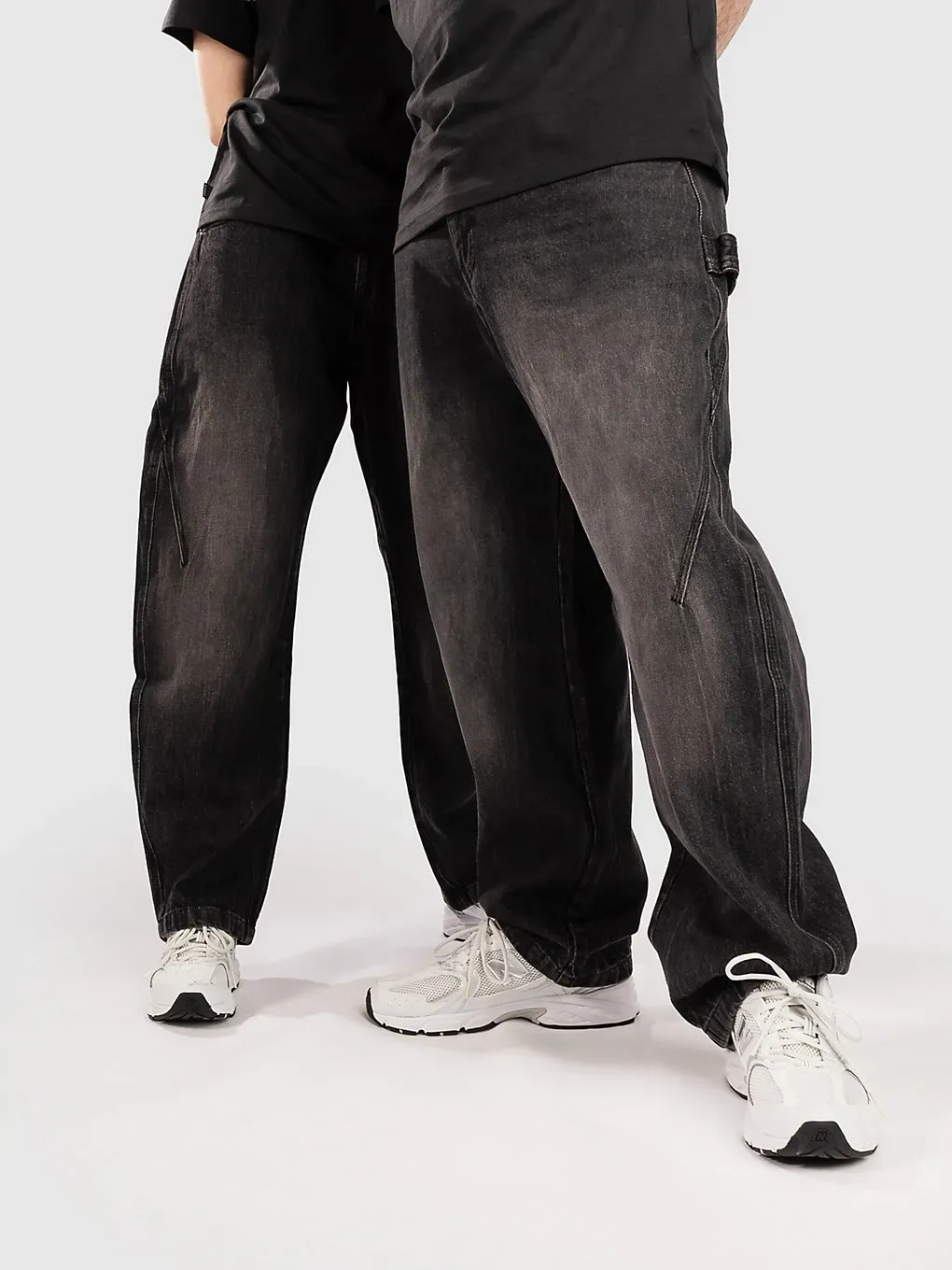 Urban Classics Heavy Baloon Jeans mid deep grey marble Gr. 30