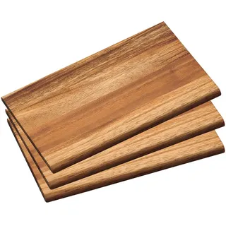 KESPER Frühstücksbrettchen Akazienholz 3-tlg. 23 x 15 cm Braun