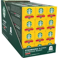 STARBUCKS Blonde Espresso Roast Entkoffeiniert für NESPRESSO (12 x 10 Kapseln)
