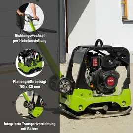 Zipper Rüttelplatte ZI-RPE160D 3,6 kW