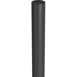 Zaunpfosten BIOHORT, grau (dunkelgrau, metallic), H:96,5cm, Stahlblech, Zaunpfosten, Steher für Sichtschutz zum Andübeln