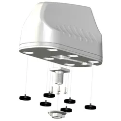 Poynting MIMO-0003-V2-15, 5,8 dBi, 2.4 - 2.5/ 5 - 6 GHz, 21 dBi, 50 Ohm, MIMO-di