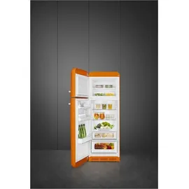 Smeg FAB30LOR6 Retro-Kühl-Gefrierkombination (222 l, 1720 mm hoch, Orange)