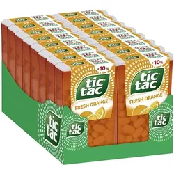Tic Tac 16er-Pack Bonbons »fresh orange« orange