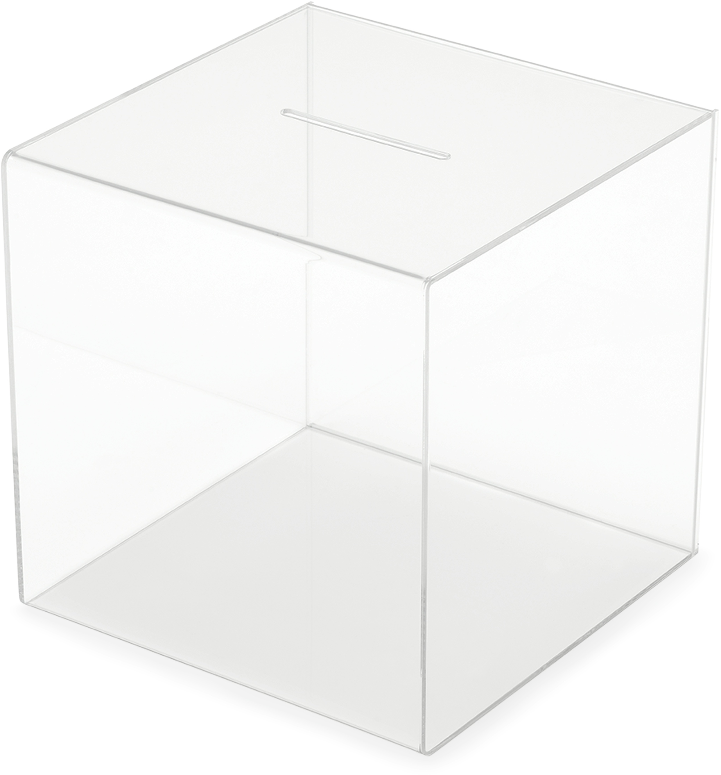 Deflecto Vorschlag-Spendenbox 592902 - 303x303x305mm - Transparent - Acryl