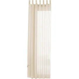 Gardinenbox Schlaufenschal PULA HxB 225x140, Creme,