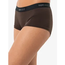 super.natural Tundra 175 Boyfriend Boxershorts - Chocolate Bean - M