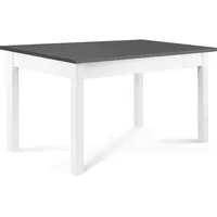 Konsimo Konsimo, Esstisch Esszimmertisch Küchentisch rechteckig Cenare Weiß, Buchenholz/Laminat,