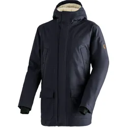 Funktionsjacke MAIER SPORTS "SENNE", Herren, Gr. 50, blau (dunkelblau), 100% Polyester, Langarm, Jacken, Herren Outdoor-Jacke, wind/wasserdicht, 6 geräumige Taschen