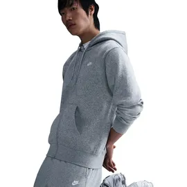Nike Club Sweatjacke Herren DK Grey Heather/Lt Smoke Grey M