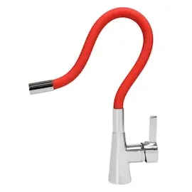 TRIZERATOP Küchenarmatur Flexible Wasserhahn Rot