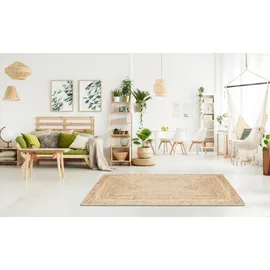 Marrakesch Orient & Mediterran Interior Jute Wohnzimmer Teppich Nora 120 x 170 cm