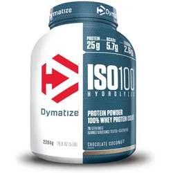 Dymatize ISO 100 Hydrolyzed Choco Coconut 2264g - Whey Protein Hydrolysat+Isolat One Size