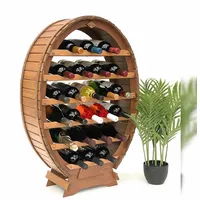 DanDiBo Ambiente Weinregal 62 x 90 x 24 cm Braun