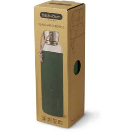 Black+Blum Glaswasserflasche 600ml Olive - One Size
